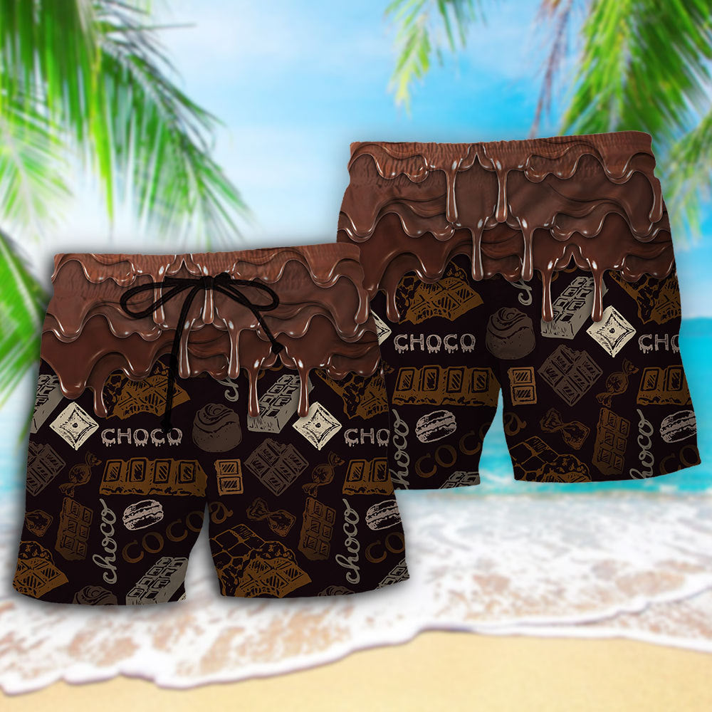 Chocolate Lover Sweet Dessert – Beach Short