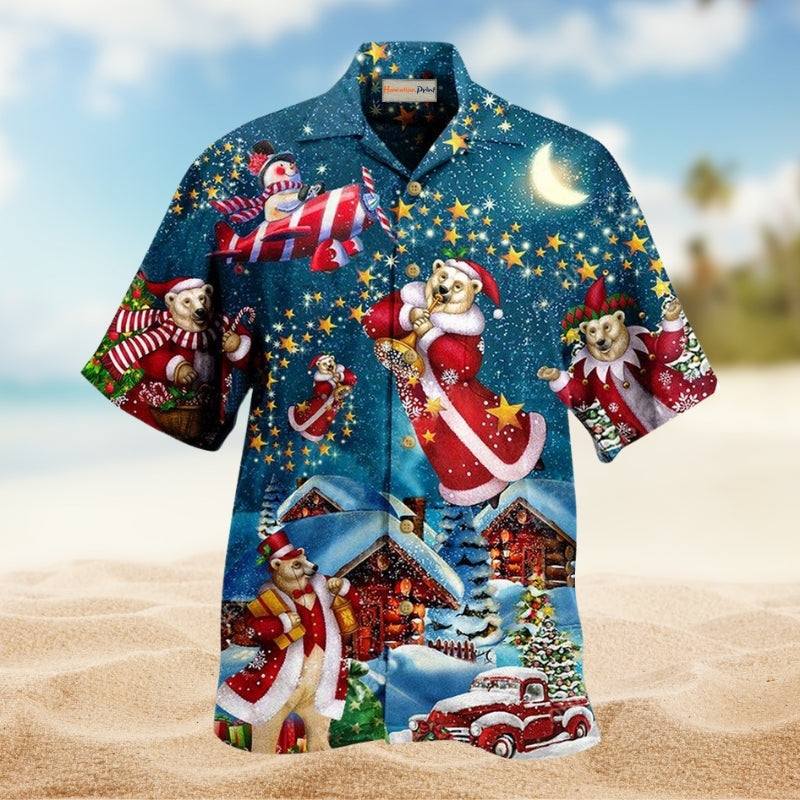Christmas Bear Santa Limited Edition – Hawaiian Shirt
