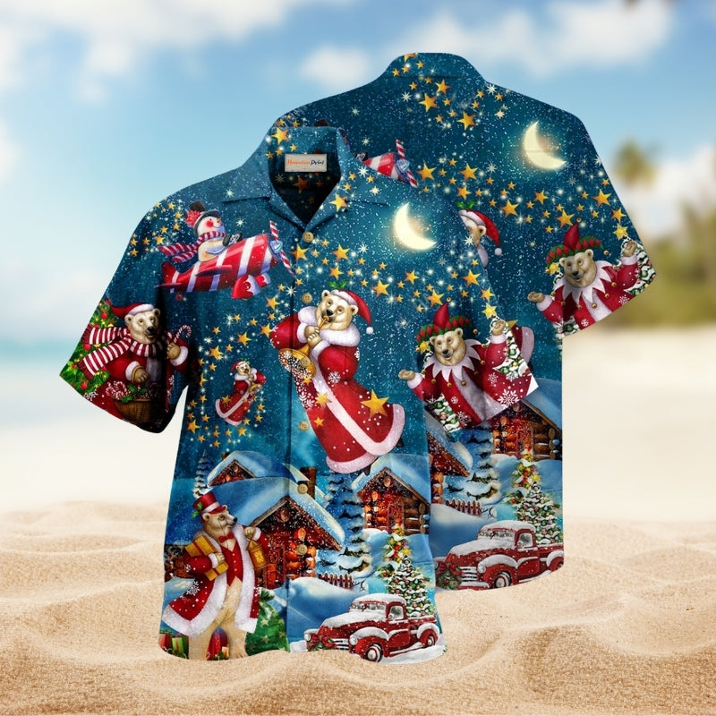 Christmas Bear Santa Limited Edition – Hawaiian Shirt
