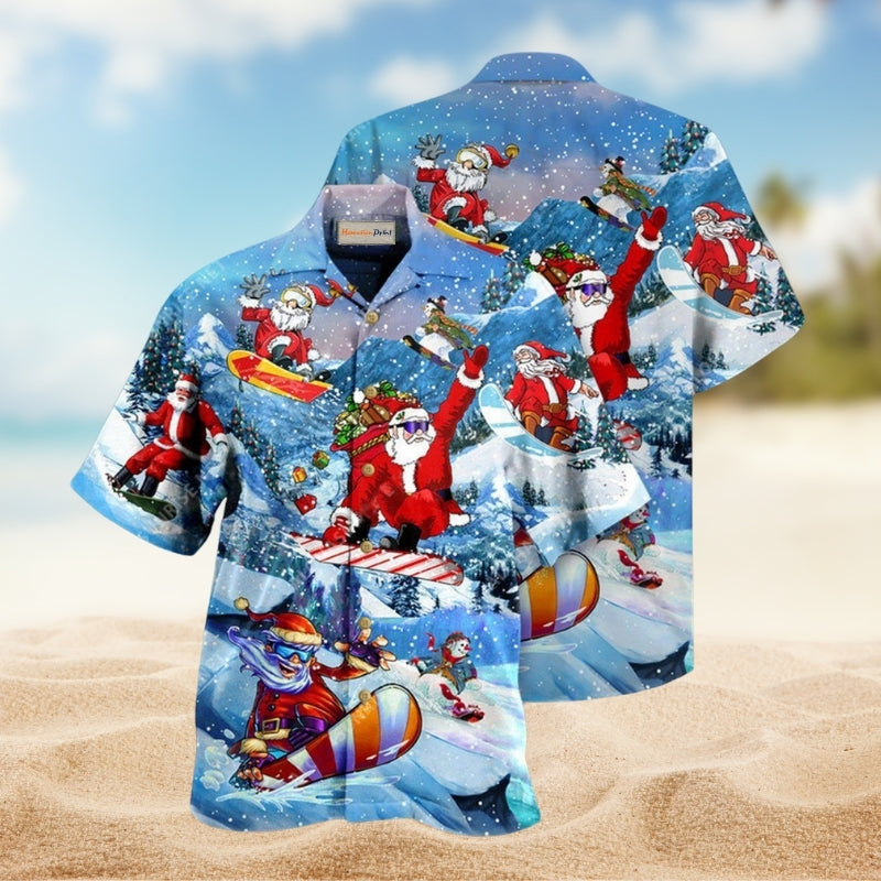 Christmas Close To Heaven Down To Earth Snowboarding Limited Edition – Hawaiian Shirt