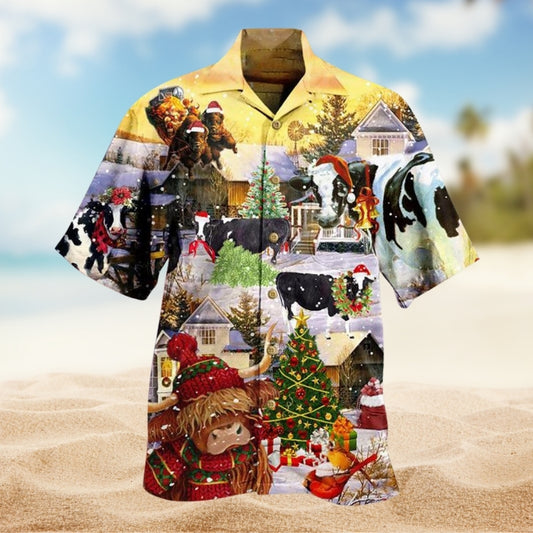 Christmas Cows Love Animals Limited Edition – Hawaiian Shirt