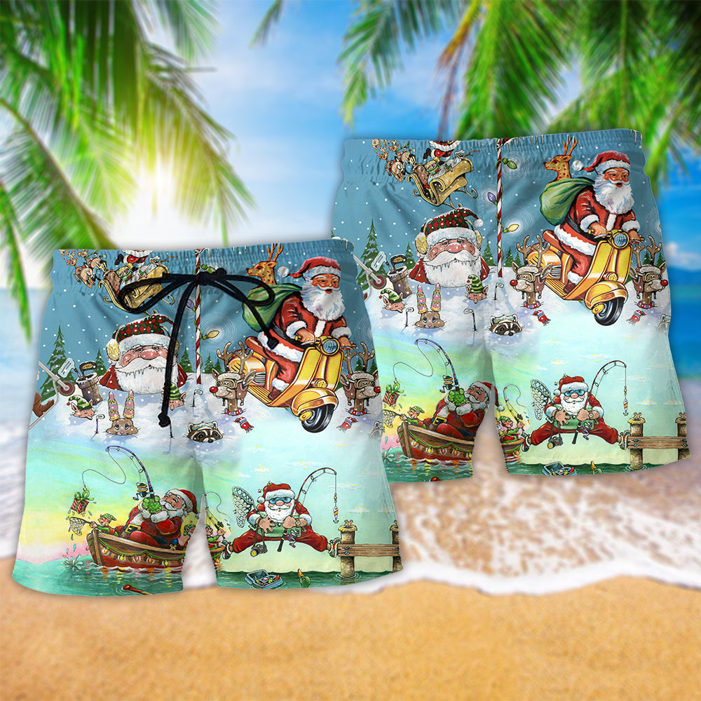 Christmas Cute Santa Style – Beach Short