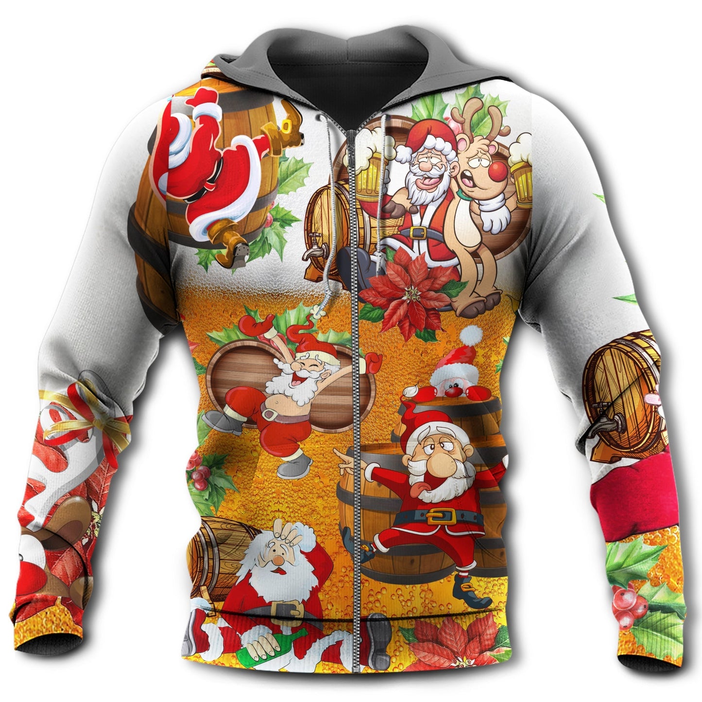 Christmas Dear Santa Here Is Your Beer Quote – 3D Hoodie