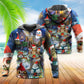 Christmas Love Owls Happiness Art – 3D Hoodie