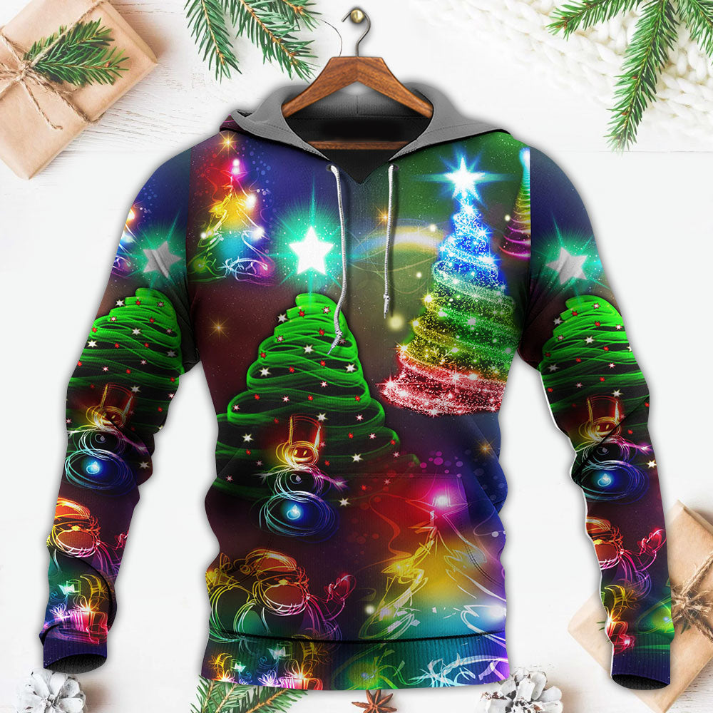Christmas Merry Everything Happy Always - Hoodie - Owls Matrix LTD
