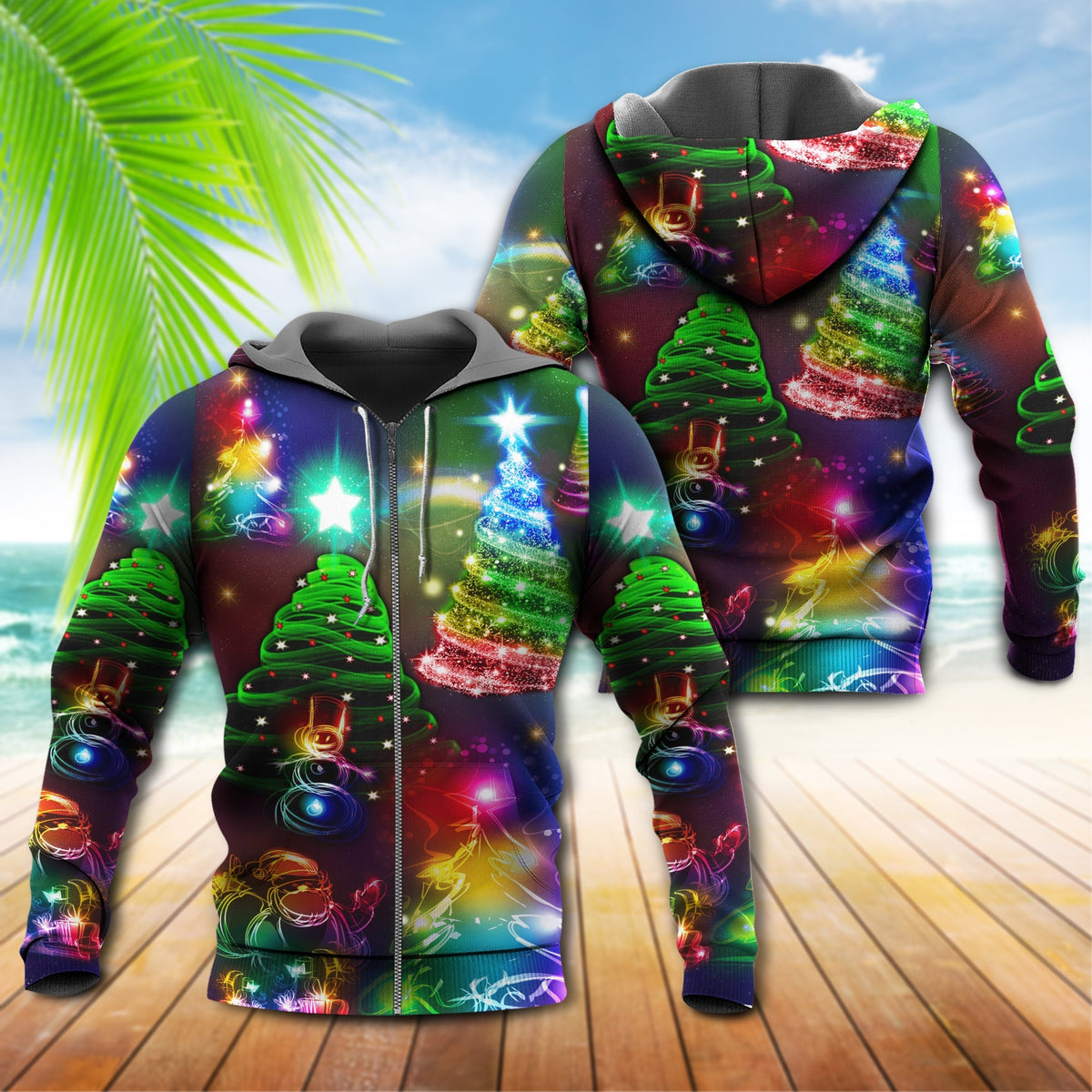 Christmas Merry Everything Happy Style - 3D Hoodie