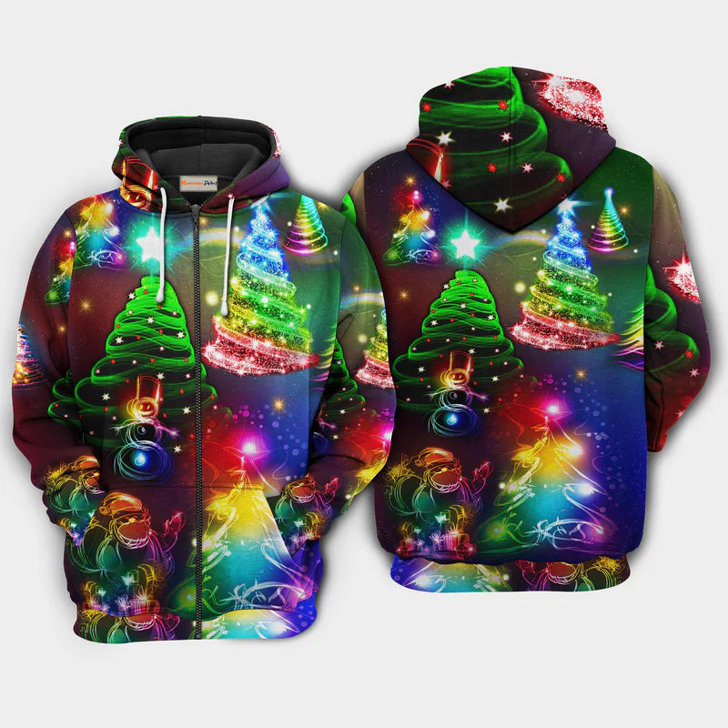 Christmas Merry Everything Happy Always Quote – 3D Hoodie