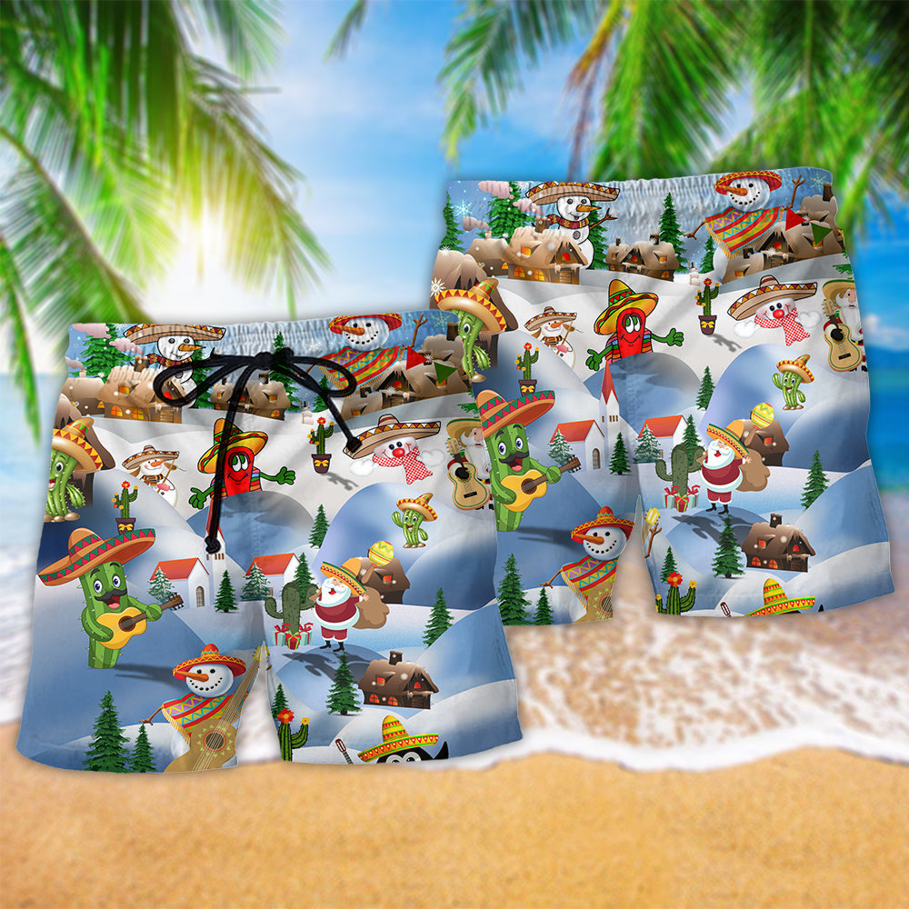 Mexican Christmas Greeting – Beach Short