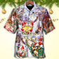 Christmas Santa Gnomes In Snow – Hawaiian Shirt