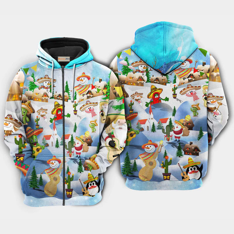 Christmas Patriotic Merry Christmas Quote – 3D Hoodie