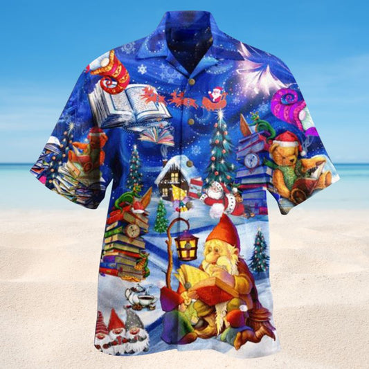Christmas Reading Book Make Me Happy – Hawaiian Shirt