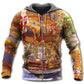 Christmas Santa And Happiness Holiday Art – 3D Hoodie