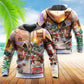 Santa Gift Truck Christmas - 3D Hoodie