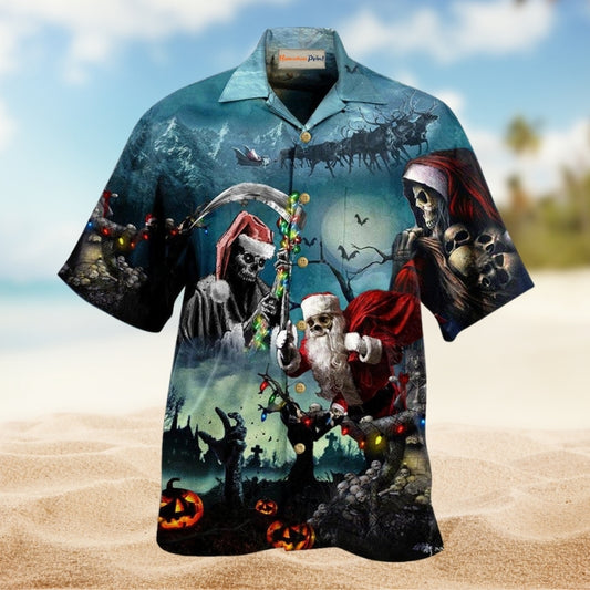 Christmas Santa Claus Skull Limited Edition – Hawaiian Shirt