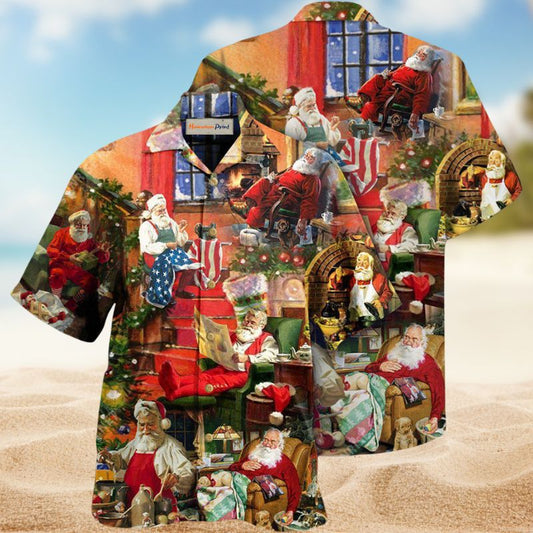 Christmas Santa Daily Life Edition – Hawaiian Shirt