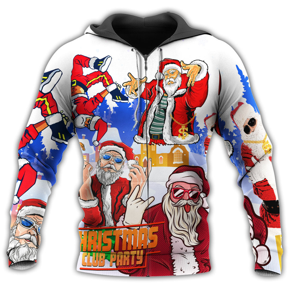 Santa Dancing Star Christmas - 3D Hoodie