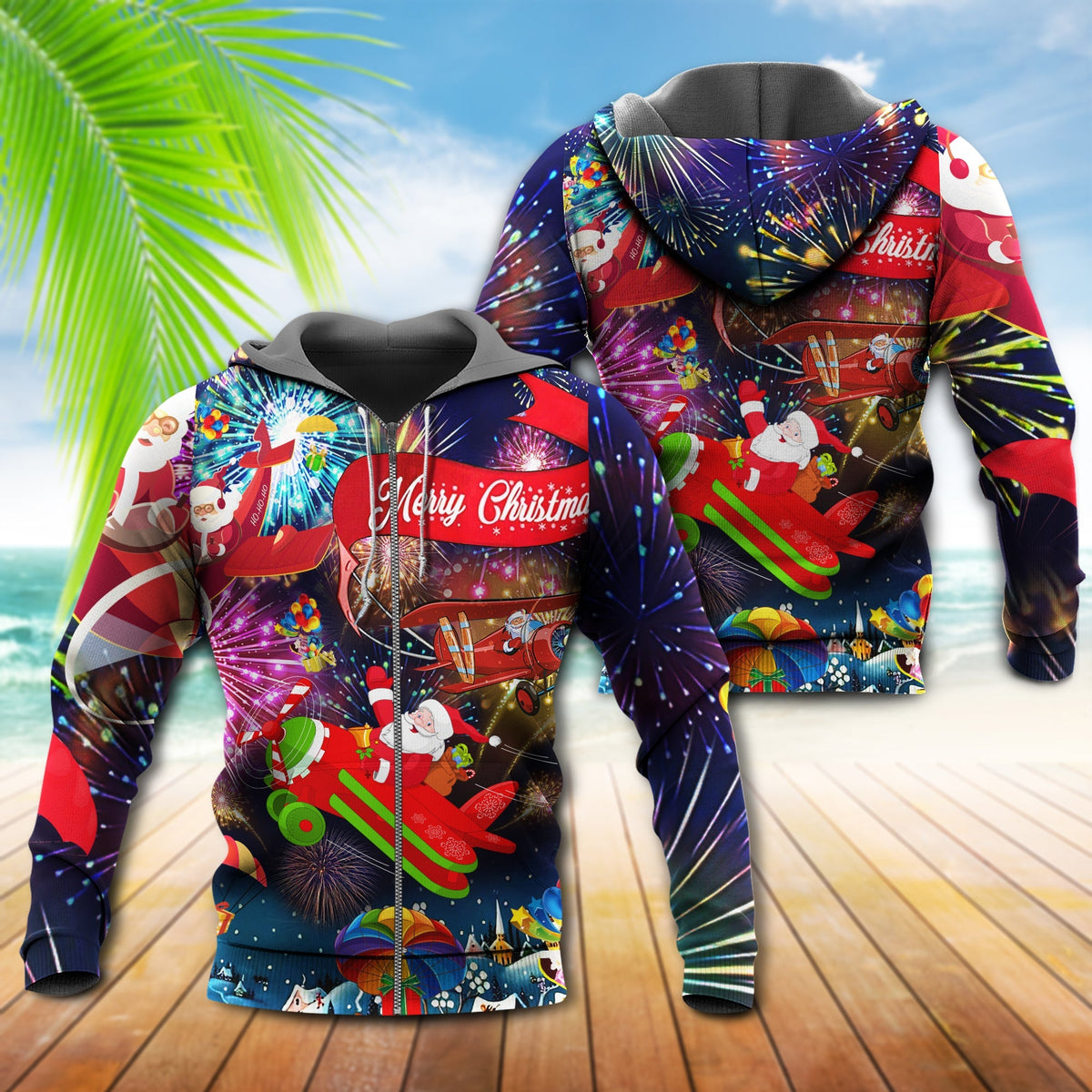 Christmas Spreading Love Santa Holiday – 3D Hoodie