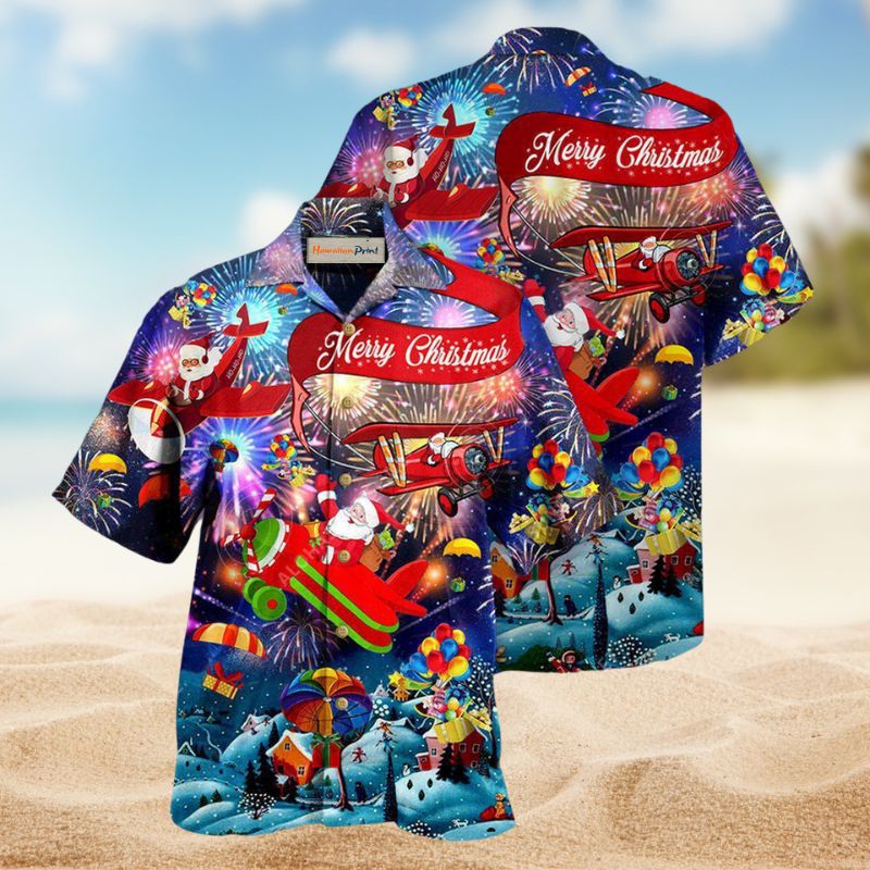 Christmas Spreading Love Santa – Hawaiian Shirt
