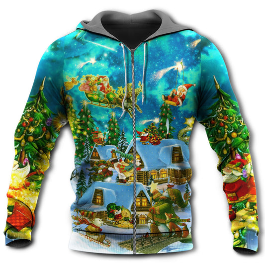 Christmas Magical Happy Night - 3D Hoodie