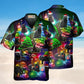 Christmas Tree Black Cat Style – Hawaiian Shirt