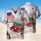 Christmas Truck With Cardinal – Hawaiian Shirt