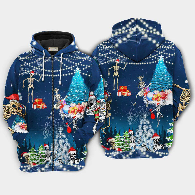 Christmas X Ray Holiday Art – 3D Hoodie