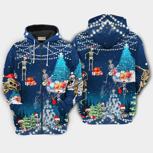 Christmas X Ray Holiday Art – 3D Hoodie