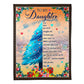 Christmas You Are My Love Daughter Gift From Mom 50 x 60 Inch Flannel Blanket For Cozy Bedroom And Sofa Decor