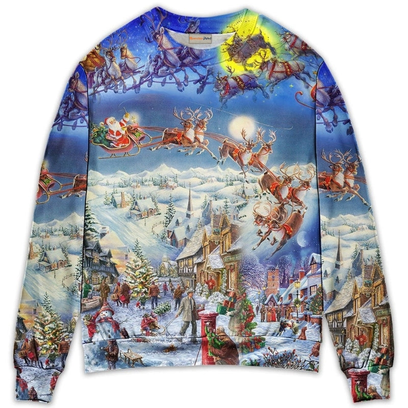 Christmas Be Santa Be Claus Quote – Sweater - Ugly Christmas Sweater