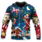 Christmas Bear Santa Bright - 3D Hoodie2
