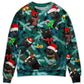 Christmas Black Cat Jolly Holiday Style – Sweater - Ugly Christmas Sweater