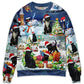 Christmas Black Cat Merry Catmas - Sweater - Ugly Christmas Sweaters