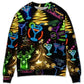 Christmas Cocktail Neon Art Style – Sweater - Ugly Christmas Sweater
