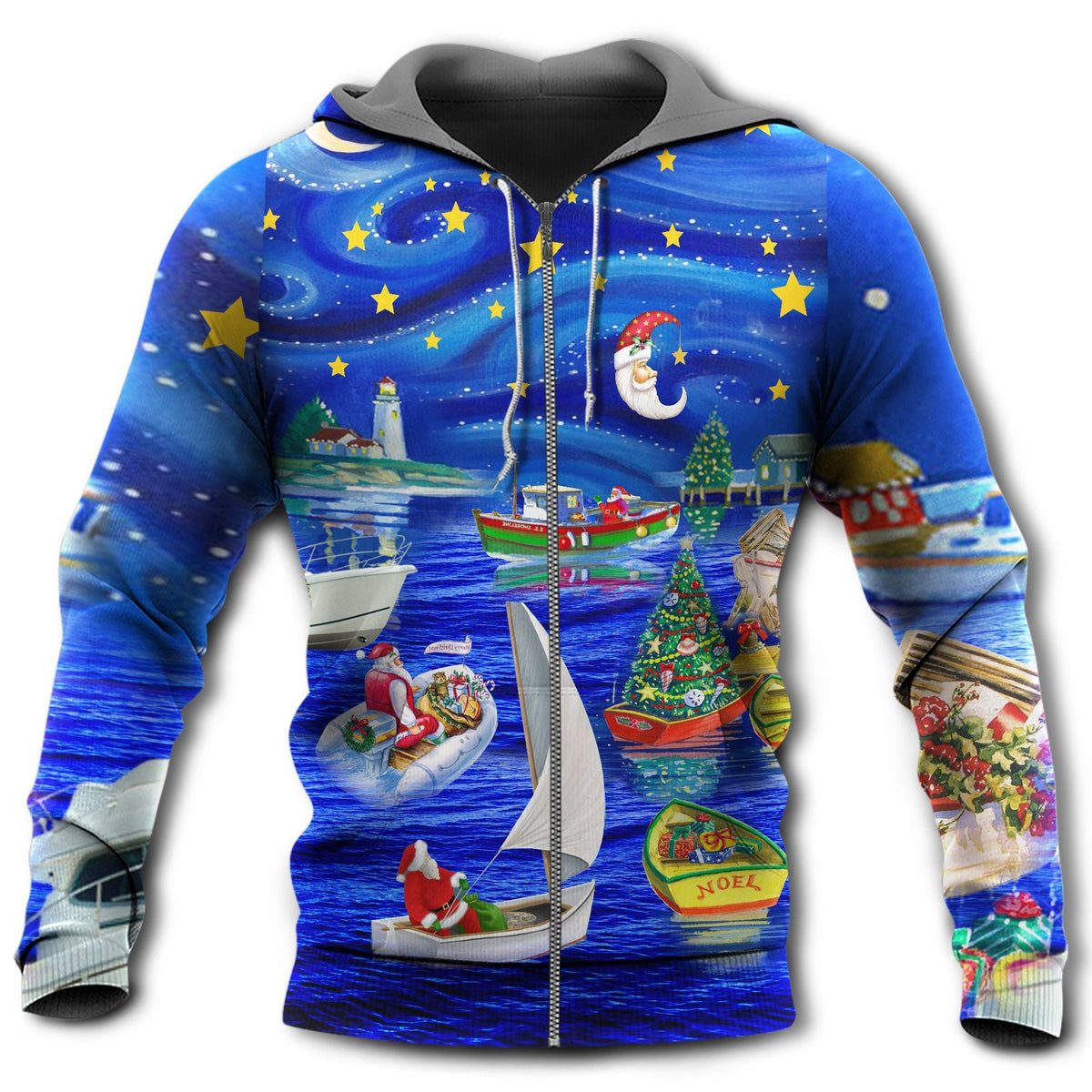 Christmas Coming Soon Blue - 3D Hoodie2
