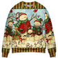 Christmas Cute Snowman Happy Xmas – Sweater - Ugly Christmas Sweater