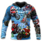 Christmas Driving With Santa Colorful - 3D Hoodie