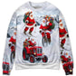 Christmas Fun With Santa Gift Style – Sweater - Ugly Christmas Sweater