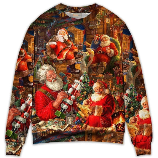 Christmas Funny Santa Gift Xmas Is Coming – Sweater - Ugly Christmas Sweater