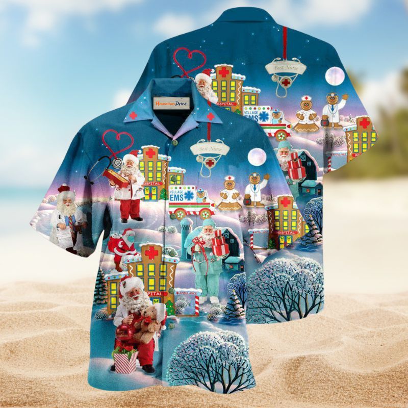 Christmas You're Hero Doctor Nurse Santa Health Care - Hawaiian Shirt