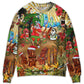 Christmas Mele Kalikimaka Hawaii Style – Sweater - Ugly Christmas Sweater