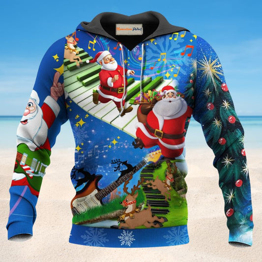 Christmas Musical Jump Style - 3D Hoodie