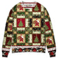 Christmas Santa And Fir Tree Style – Sweater - Ugly Christmas Sweater