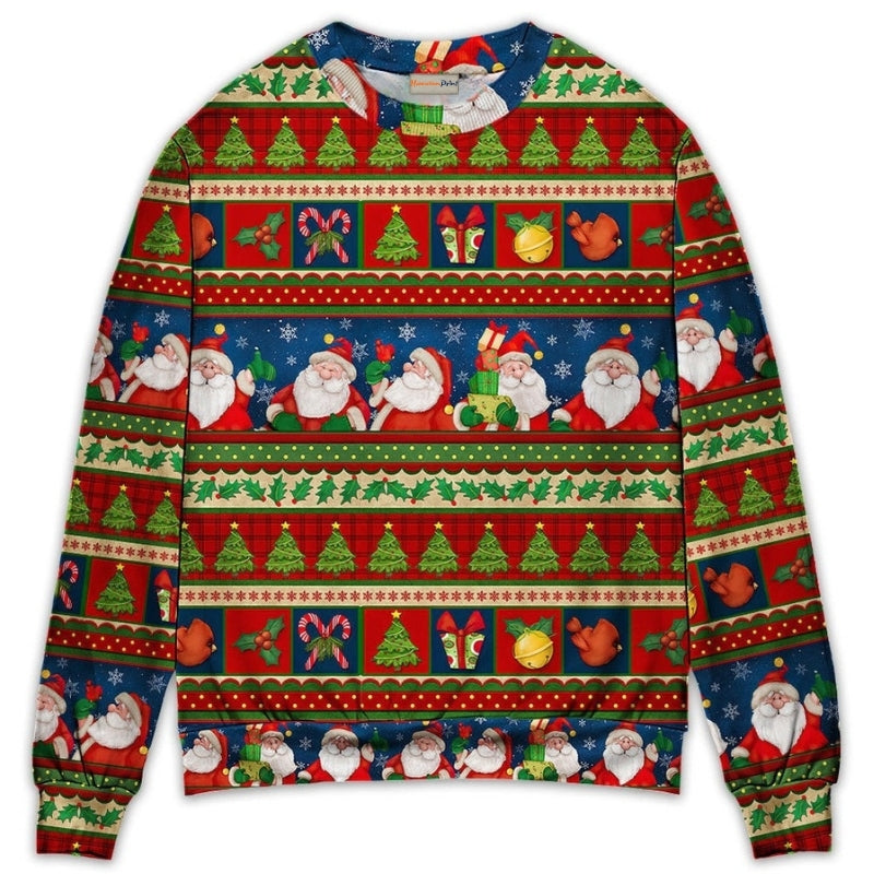 Christmas Santa Claus Happy Xmas – Sweater - Ugly Christmas Sweater