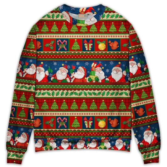 Christmas Santa Claus Happy Xmas – Sweater - Ugly Christmas Sweater