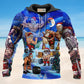 Christmas Santa Strong Style - 3D Hoodie