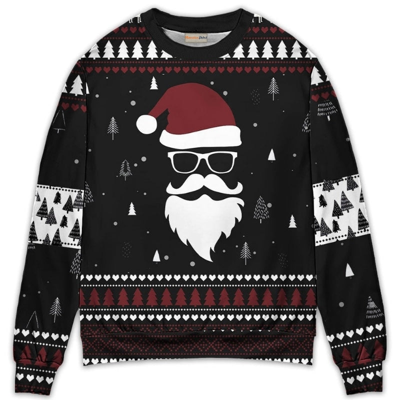 Christmas Santa Up On The Rooftop – Sweater - Ugly Christmas Sweater