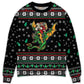 Christmas Santa With Fantasy Dragon – Sweater - Ugly Christmas Sweater