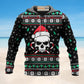 Christmas Skull Santa Hat Candy - 3D Hoodie