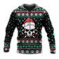 Christmas Skull Santa Hat Candy - 3D Hoodie