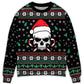 Christmas Skull Santa Hat Candy Style – Sweater - Ugly Christmas Sweater